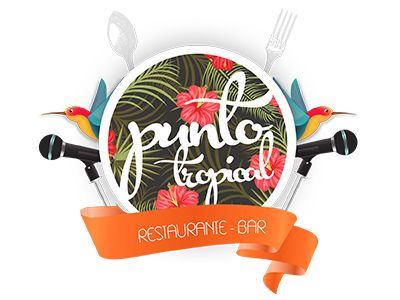 Logo del restaurante punto tropical en cartagena de indias