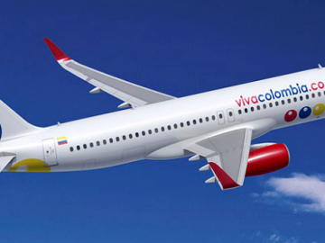 viva colombia avion