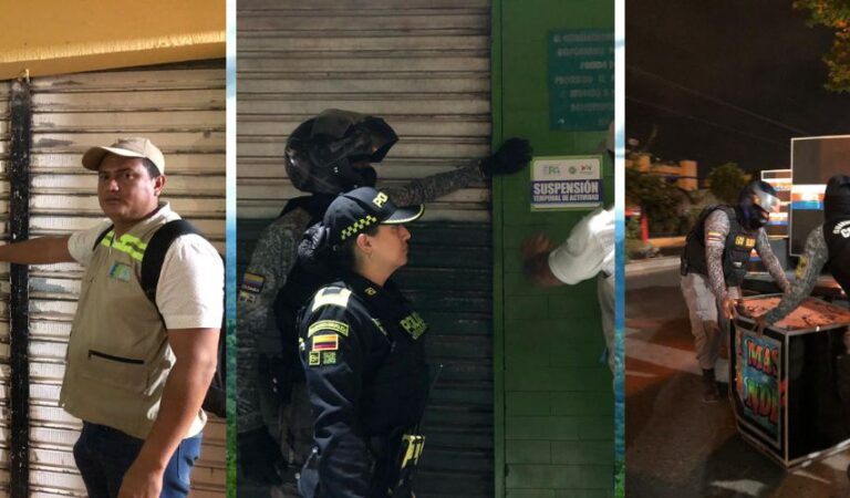 Clausuran 6 locales y decomisan 4 picós en Cartagena por exceso de ruido