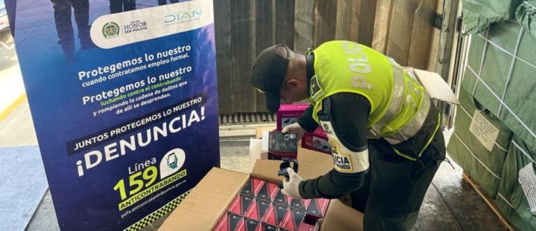 Aprehendidas 23 mil unidades de accesorios para celular y elementos para el hogar en Cartagena