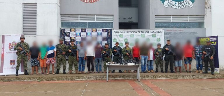 Desarticulan estructura criminal en Bolívar: 13 capturados por extorsiones y concierto para delinquir