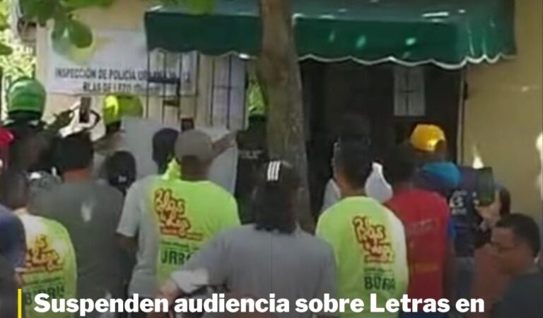 Suspenden audiencia sobre Letras en barrio Blas de Lezo mientras se debate su ubicación en el espacio público