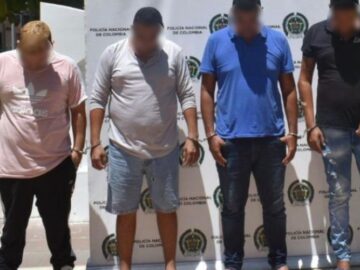 Asegurados cinco presuntos integrantes del grupo delincuencial 'San Paulino' por múltiples delitos en Cartagena y regiones cercanas