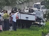 SINIESTRO VIAL MULTIPLE CUATRO HERIDOS