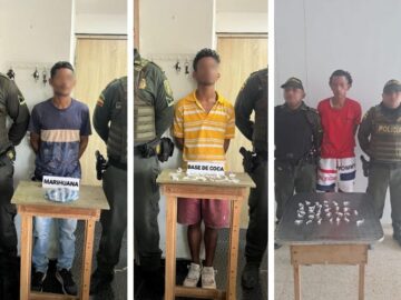 Siete jíbaros capturados en ofensiva contra el tráfico de estupefacientes en diferentes sectores de Cartagena