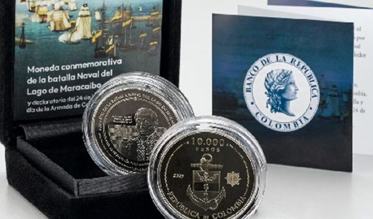 ¡Nueva moneda conmemorativa en Colombia! Reclama la pieza de 10 mil pesos con la imagen del Almirante José Padilla López.