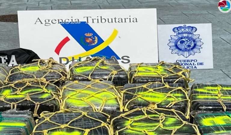 1.650 kilos de cocaína salieron de Cartagena y fueron incautadas en España