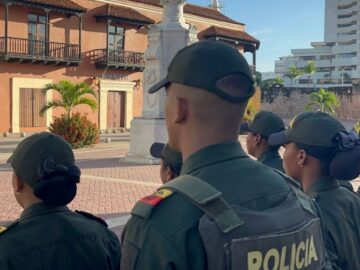 Policía Metropolitana de Cartagena Asegura la Seguridad en las Fiestas de Independencia.