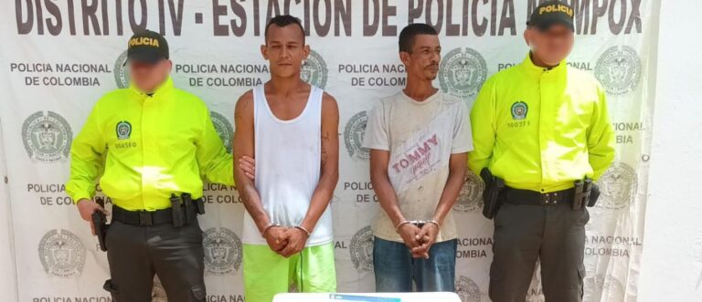 Presuntos homicidas en Mompox caen por orden judicial.