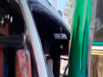 Accidente deja 10 heridos y dana dos busetas asi quedaron