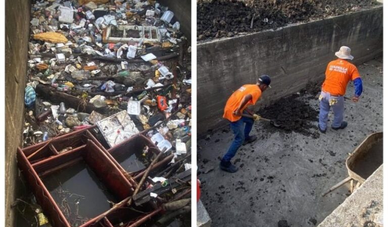 Canal Bicentenario: Intervención ensombrecida por la basura