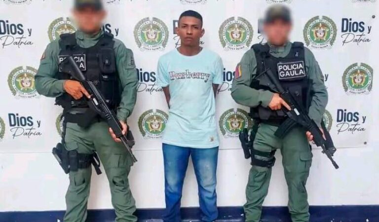 La Policía arresta a alias ‘Ratón’, un peligroso sicario de las Autodefensas Gaitanistas de Colombia (AGC)