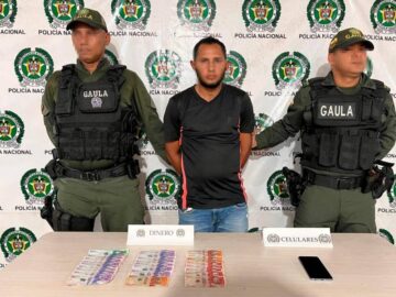 Miembro de los Costenos capturado en flagrancia mientras cobraba extorsion
