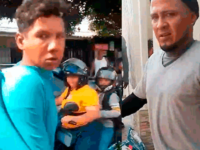 Un video muestra como dos ladrones son agredidos y les