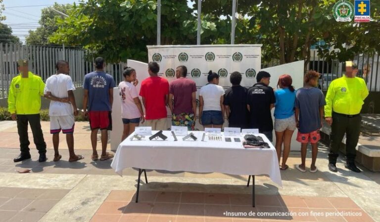 8 de «La Heroica» a prisión por narcotráfico en Cartagena.