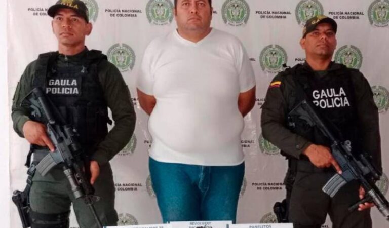 ¡Gordo Billete capturado por extorsiones en Magangué!