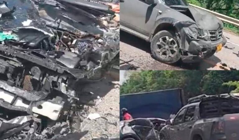 Accidente grave deja un fallecido y tres personas heridas tras choque entre un coche y un furgón.