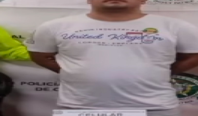 Alias ‘Cigarra’ capturado por la policía por robo de vehículos y viviendas.