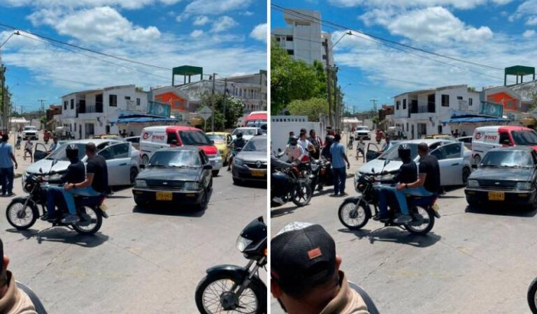 Ataque de pistolero en moto contra automóvil en María Auxiliadora quedó registrado en video