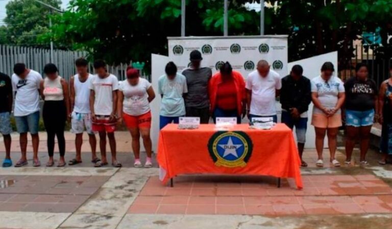 Desarticulan grupo delictivo que comercializaba estupefacientes en las cercanías de instituciones educativas en El Bosque y Ceballos.