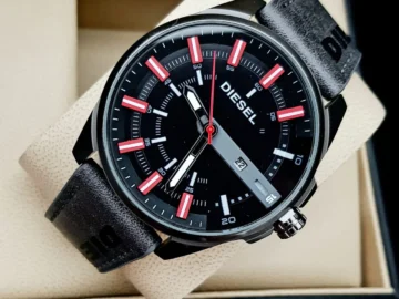 Diesel DZ35 Negro y Rojo