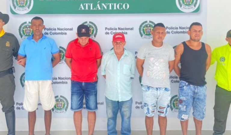 Grupo dedicado al robo de ganado en Atlántico, ‘Los Garcillas’, capturados.