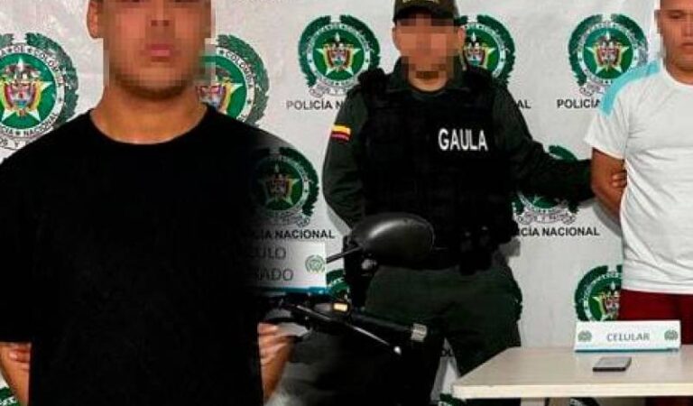 Tres personas fueron detenidas por extorsionar a comerciantes en ocho barrios de Barranquilla.