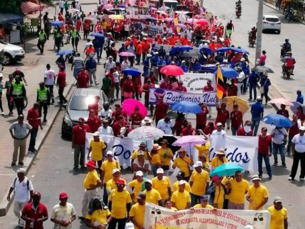 Cartagena se une a marcha del 1 de mayo