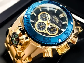 Invicta TB55 Dorado y Azul