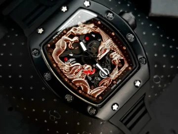 Richard Mille DRAGON Dorado y Negro