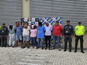 Siete presuntos integrantes del grupo delincuencial Bonnie y Clyde son