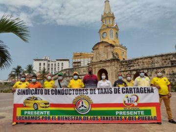Los taxistas de Cartagena se unen a la protesta nacional