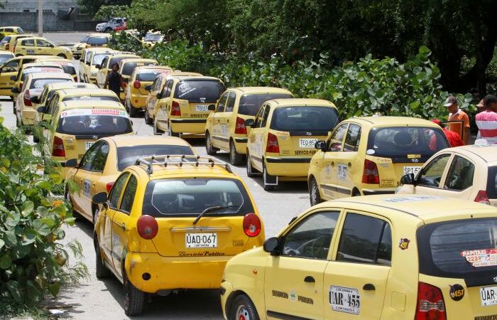 Taxistas en Cartagena convocan marcha pacífica el 23 de julio