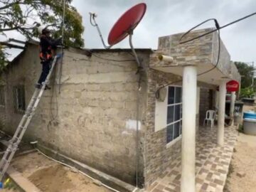 En la comunidad rural de Cartagena se esta llevando a