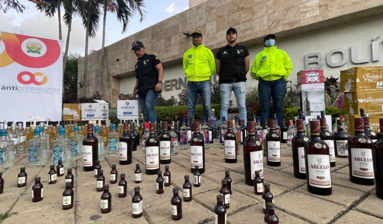 En un local comercial en el barrio Getsemaní se vendían licores sin estampillas