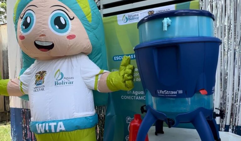 Mejoran calidad del agua en instituciones educativas del sur de Bolívar con filtros purificadores.