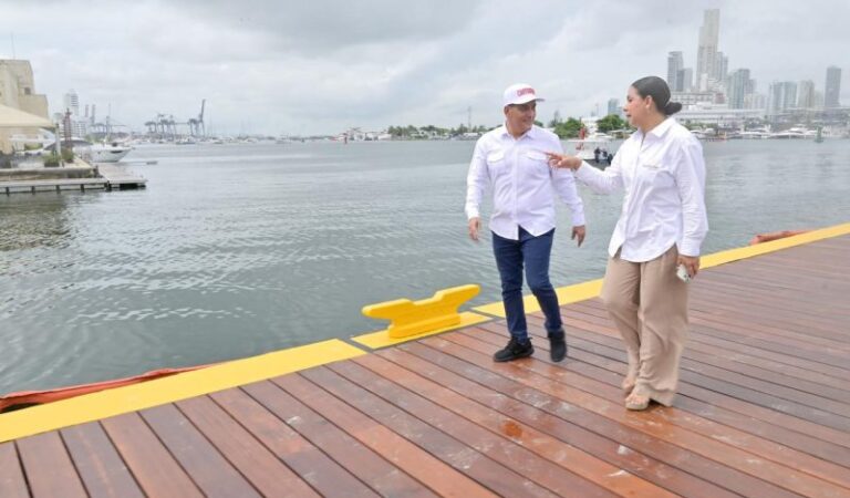 Muelle La Bodeguita en Cartagena es rehabilitado y entregado en impecables condiciones