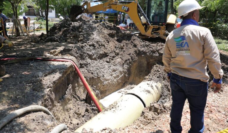 El daño en la tubería de agua cruda afecta la prestación del servicio en el 60% de Cartagena.