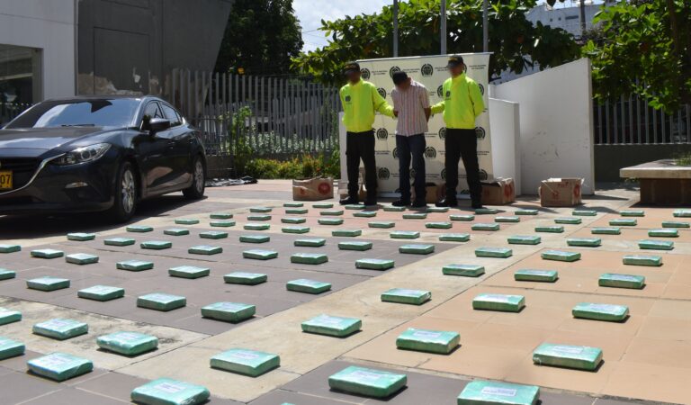 En Cartagena se encontró un vehículo con 118 kilos de cocaína destinados a Europa