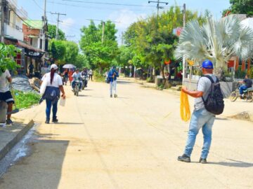 Progresan las obras del alcantarillado en San Juan Nepomuceno