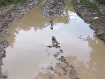 Construccion de via en zona rural del Carmen de Bolivar