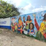 La identidad cartagenera en el Corredor de Murales del Colegio
