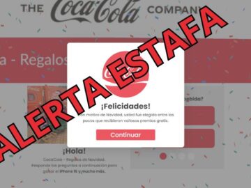 Campana Maliciosa Usa el Nombre de Coca Cola para Robar Datos Personales