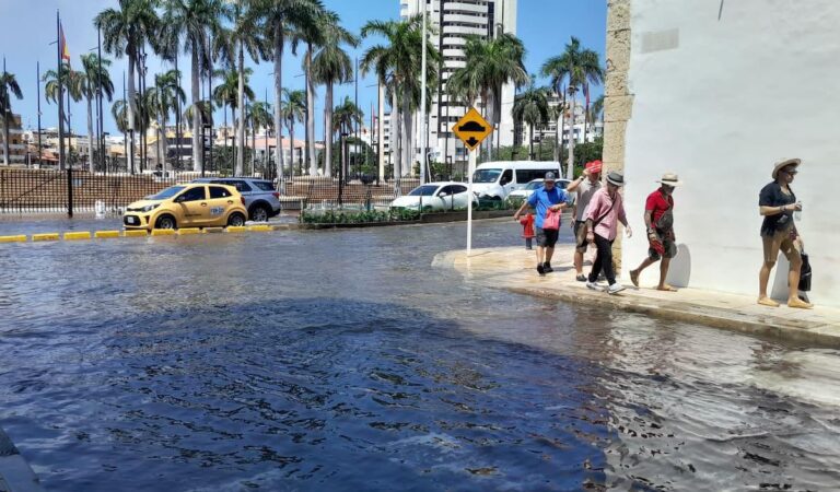 Alternativas de solución definitiva por parte de la Administración para intrusión de mareas e inundaciones en sectores de Cartagena