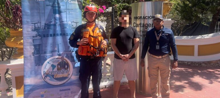 Capturado en las Islas del Rosario un albanes solicitado en