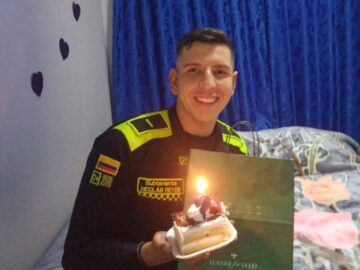 El feretro del comandante de la Policia de Zambrano fue