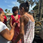 Familias afectadas por incendio en Pasacaballos el 27 de enero