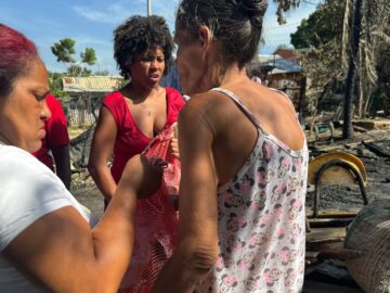 Familias afectadas por incendio en Pasacaballos el 27 de enero