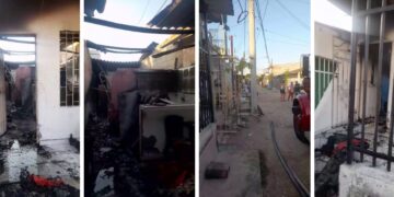 Incendio en Cartagena arrasa con hogar en el Pozón: una familia lo pierde todo