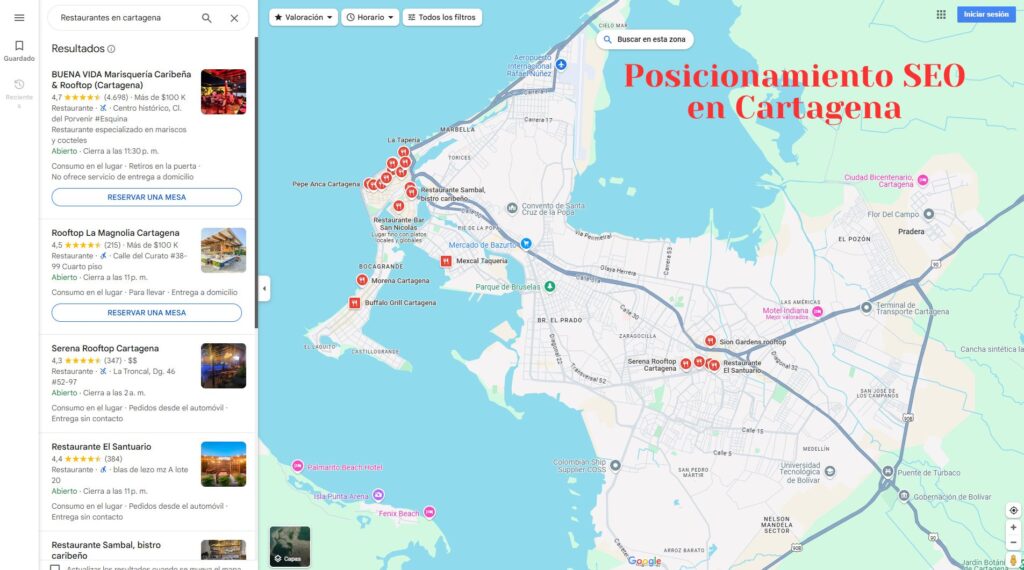 Posicionamiento SEO en Cartagena